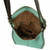New Chala Charming Crossbody Bag Pleather Convertible FOX Pewter Grey Gray gift