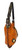 Chala Hobo Crossbody Large Bag BUTTERFLY II Vegan Leather Orange Convertible