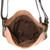 Neuf Chala Hobo Bandoulière Grand Sac Fourre-Tout Papillon II Pleather Rose