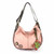 Chala Hobo Large Tote Bag FROG Pink Vegan leather Convertible Coin Purse gift