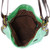 New Chala CONVERTIBLE Hobo Large Tote Bag MERMAID Vegan Leather Teal Green