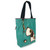 New Chala Handbag Everyday Tote TOFFY DOG Purse Bag Charm gift Turquoise Green
