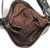 Chala Hobo a Tracolla Borsa Grande Avorio Paw Ecopelle Converte Portamonete Blu