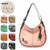 Nuevo Chala Hobo Bolso Grande Música Metal Clave Rosa Vegano Cuero Cabrio Regalo