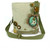 Chala Patch Umhängetasche See Schildkröte Tasche Leinen Messenger Sand Beige W/