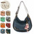 Nuovo Chala Convertible Hobo Grande Borsa Fenicottero Vegano pelle Blu Navy Nuovo Chala Convertible Hobo Grande Borsa Fenicottero Vegano pelle Blu Navy