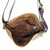 Nuovo Chala Convertible Hobo Grande Baf Gufo II Ecopelle Marrone Scuro W/Monete