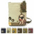 New Chala Patch Crossbody Purse Bag gift Messenger Canvas Sand Beige Dog PUG