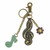 Nuovo Chala Toppa a Tracolla Metallo Treble Clef Borsa Tela T Sabbia Beige