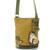 New Chala Handbag Patch Crossbody LAZZY CAT Bag Canvas gift School Travel Brown