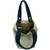 New Chala Handbag Simple Tote HOOHOO OWL Brown Canvas Purse Bag cute gift