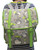 New My Neighbor TOTORO Gray Canvas Backpack w/ Green Straps School work 60164