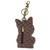 Neuf Chala Patch Sac Bandoulière Toile École Voyage Marron Foncé Boston Terrier