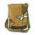 Neuf Chala Sac à Main Patch Bandoulière Libellule Marron Toile Cadeau École Work