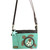 Chala Mini Crossbody SEA TURTLE Bag Pleather Small Purse Teal Green Convertible