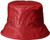 New Bucket Rain Hat Spring Summer Fall Travel Adult One Size Packable gift RED