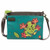 New Chala Mini Crossbody Bag Pleather Small Purse Converts FROG Turquoise Blue