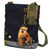 New Chala Handbag Patch Cross-body TWO BEARS Denim Navy Blue Bag Mama & Baby 