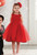 New Mud Pie RED ROSETTE PARTY DRESS Christmas Holiday Valentines 6-9 months gift