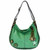 Neuf Chala Convertible Hobo Grand Sac Fourre-Tout Métal Mer Tortue Pleather Teal