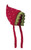San Diego Hat Daylee Design  RED STRAWBERRY Pixie Bonnet 12-24 mos 1-2 year gift