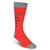 K.Bell Men's 2 pairs Crew Socks Shoe Size 6.5-12 Fun Novelty TALK NERDY Red gift