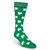 K. Bell Men's 2 prs Crew Socks Shoe Size 6.5-12 Novelty SHAMROCK St. Patrick Day
