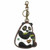 Chala Messenger Patch Crossbody Bag Canvas Dark Brown Gift PANDA BEAR Coin Purse