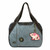 Chala Main Bowling Fermeture Fourre-Tout Grand Sac Bleu Indigo Pleather Pig