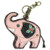 New Chala Purse Bag Charm Clip On Key Ring Fob PINK ELEPHANT Coin Purse gift