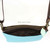 New Chala Mini Crossbody MERMAID Bag Pleather Small Purse Convertible BLUE