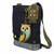 New Chala Patch Crossbody Messenger Denim Navy Blue Bag gift OWL Coin Purse