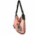  Chala Hobo Crossbody Large Tote Bag ELEPHANT  Pleather PINK Converts Coin Purse