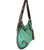 Chala CONVERTIBLE Hobo Large Bag Peather Teal Green w/ Coin Purse GUITAR Music