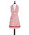 New Jessie Steele WHITE & RED POLKA DOT BOMBSHELL Apron Holiday Christmas gift