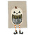 New Set of 3 Mud Pie Halloween DANGLE LEG Towels Pumpkin Skeleton Witch Beige