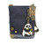 New Chala Handbag Patch Cross-body LADYBUG Denim Navy Blue Bag Panda Coin Purse