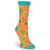 New K. Bell Women's 2 pairs Crew Socks Shoe 4-10 CACTUS Made in USA  gift