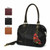 New Chala LASER CUT TOTE Crossbody Bag Black X-Large Convertible CARDINAL Bird