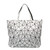 New Bao Bao Miyake Inspired Geometric Bag PU Tote Lightweight WHITE X-Large gift