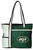 New Gameday Tote Purse Bag NFL Licensed NEW YORK JETS Embroidered Logo gift Gree
