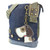 New Chala Handbag Patch Cross-body TOFFY DOG  Denim Navy Blue Bag Cute gift