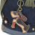 New Chala Handbag Patch Cross-body WIENER DOG Denim Navy Blue Bag Cute gift