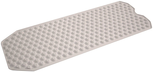 New Non Slip Bath Mat NO SUCTION CUPS for Refinished Reglazed Tub White 41" x 15