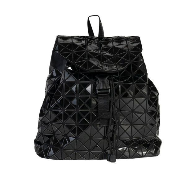 New Bao Bao Miyake Inspired Geometric Bag PU Backpack Lighweight Fashion BLACK