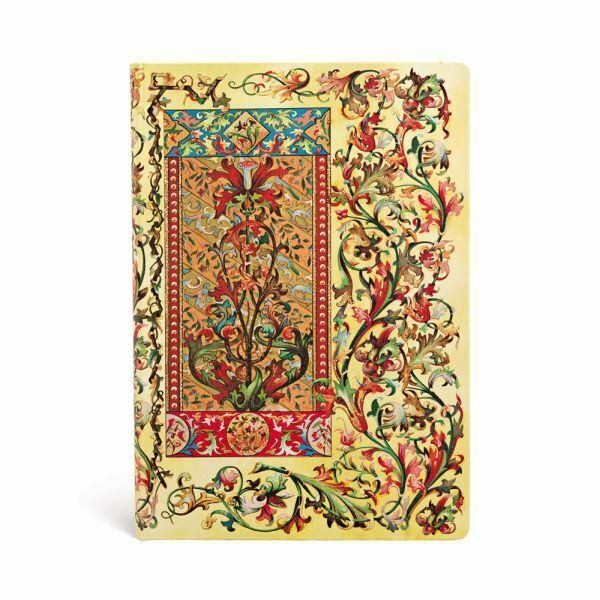 New Paperblanks Journal Florentine Cascade TUSCAN SUN Midi 7X5" Log Diary Lined