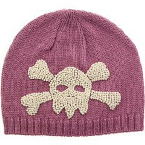 New San Diego Hat Baby Toddler Kids PINK  SKULL Beanie Cap 12-24 mos, 1-2 yrs