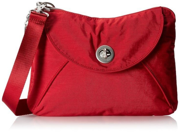 New Baggallini RIO Crossbody Bag APPLE RED Lightweight Small Bag Travel gift