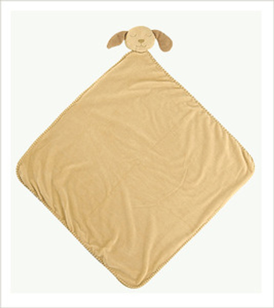 Angel Dear Animal Napping Blanket Brown PUPPY DOG 29"x29"