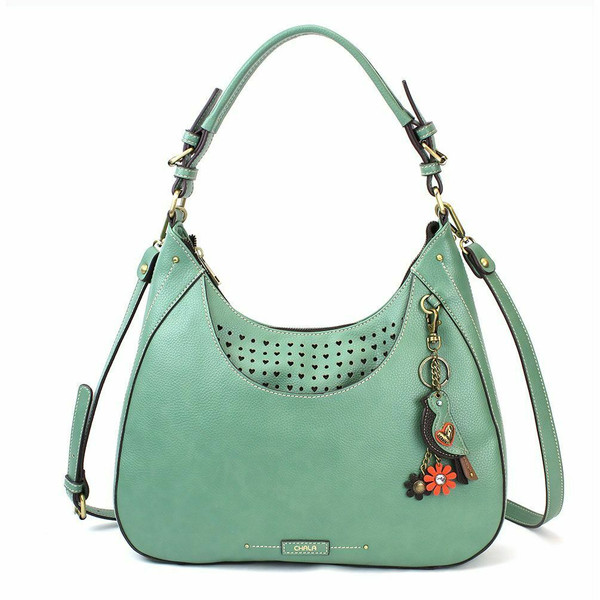 New Chala Sweet Tote Hobo Teal Green Bag Crossbody Shoulder GREEN BIRD gift